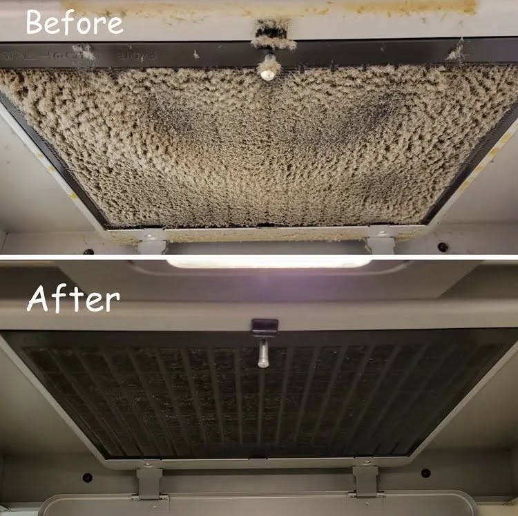 換気扇クリーニング Before After